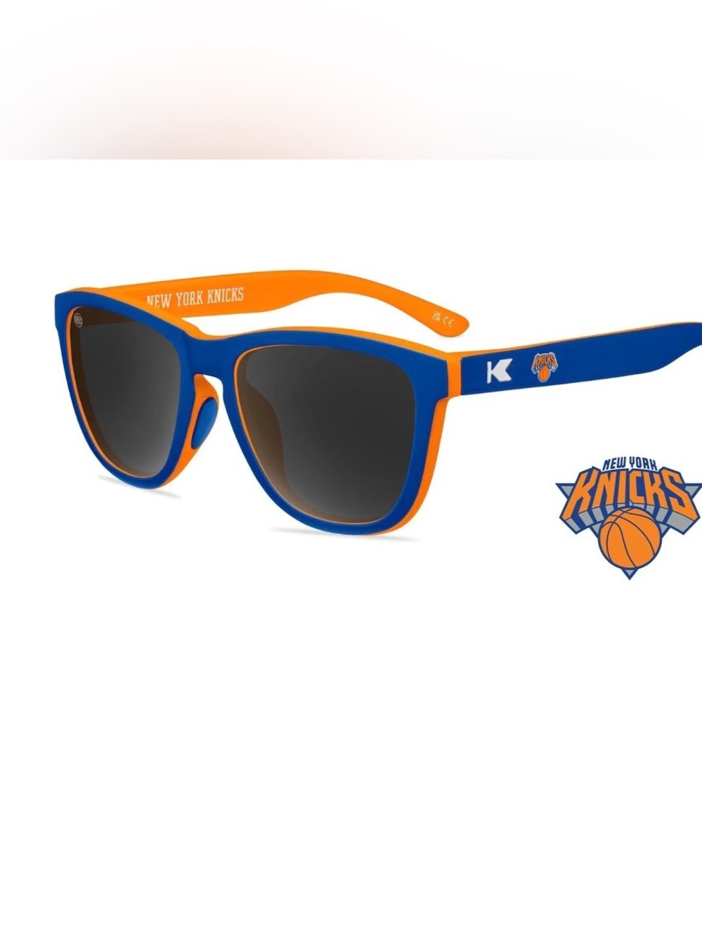 New York Knicks Sunglasses in Blue & Orange